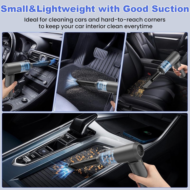 JYNSROU Foldable Cordless Vacuum & Air Duster - 16000PA Brushless Motor - Image 4